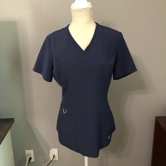 Urbane Performance Blue Uniform Shirt Sz Small - Picture 1 of 7